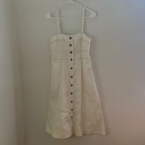 Universal Thread Cream Button-Down Dress